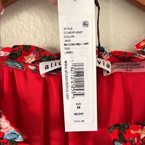 Floral Red Dress - Picture 4 of 5